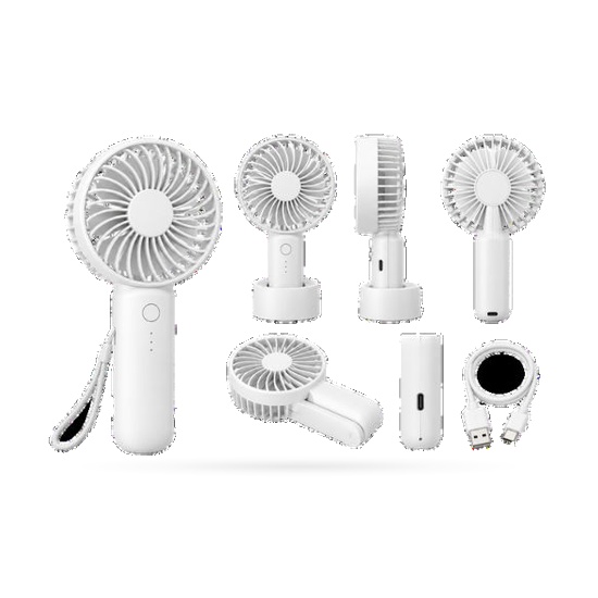 Rechargeable Handheld & Desk Mini Fan