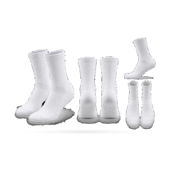 Custom Jacquard Knit Crew Socks